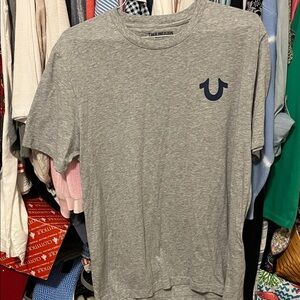 True Religion Heather Gray Short Sleeve Tee